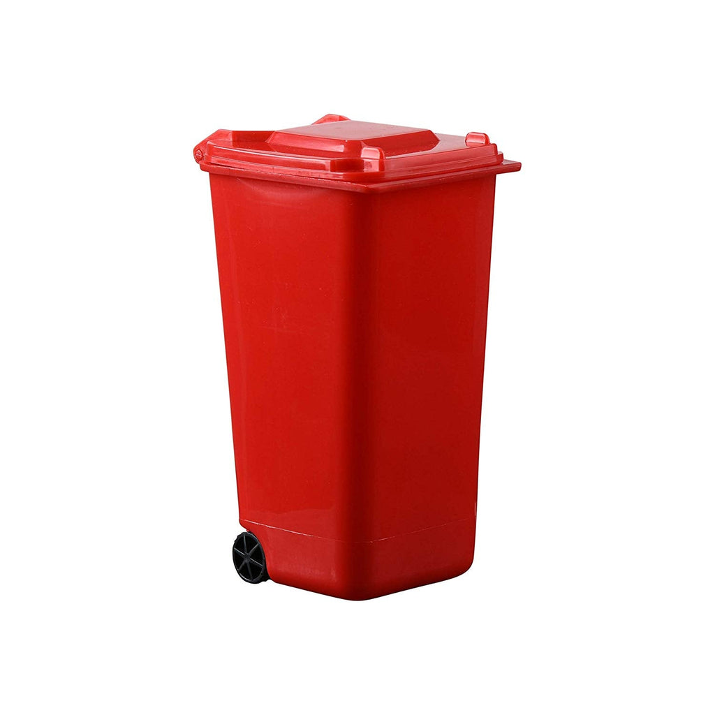 Plastic Toy Garbage Cans Red Playset  Red 4 X 3 X 6 6 Pack