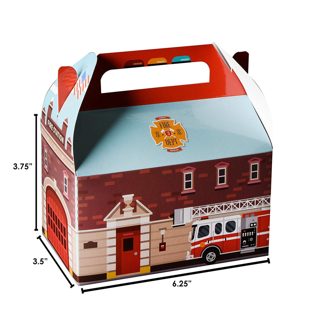Fire Paper Treat Boxes 10 Pack 6.25" X 3.75" X 3.5"