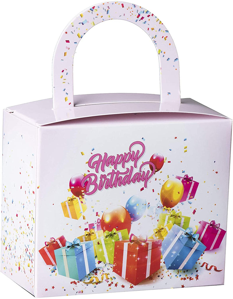Birthday Girls Candy Boxes 18 Pack 4.5" X 3.75" X 2.25"