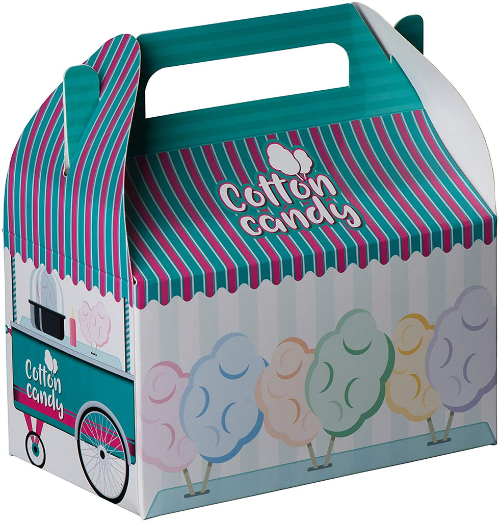 Cotton Candy Paper Treat Boxes 10 Pack 6.25" X 3.75" X 3.5"