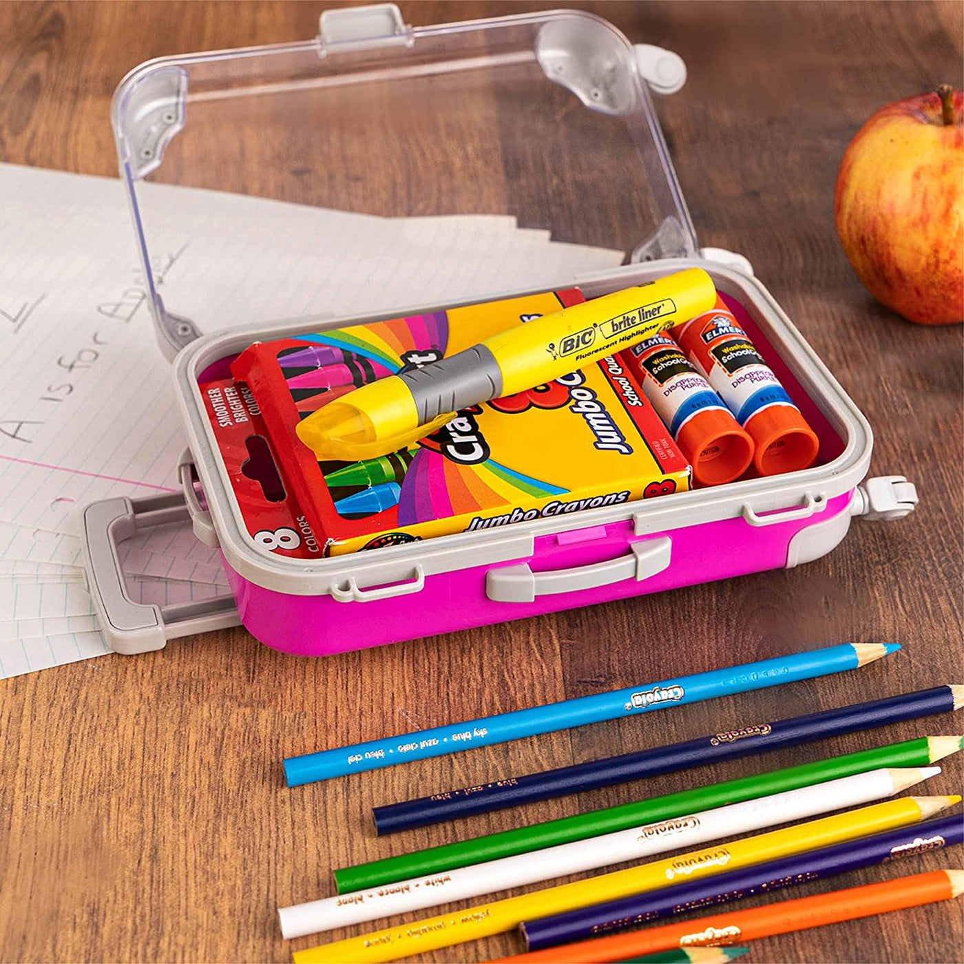 Blue Plastic Suitcase Candy Box 3 Pack 7.5"x5"x2.5"