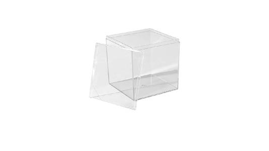 Clear Plastic Box 2x2x2 - Pack of 100 – BRUBAKER