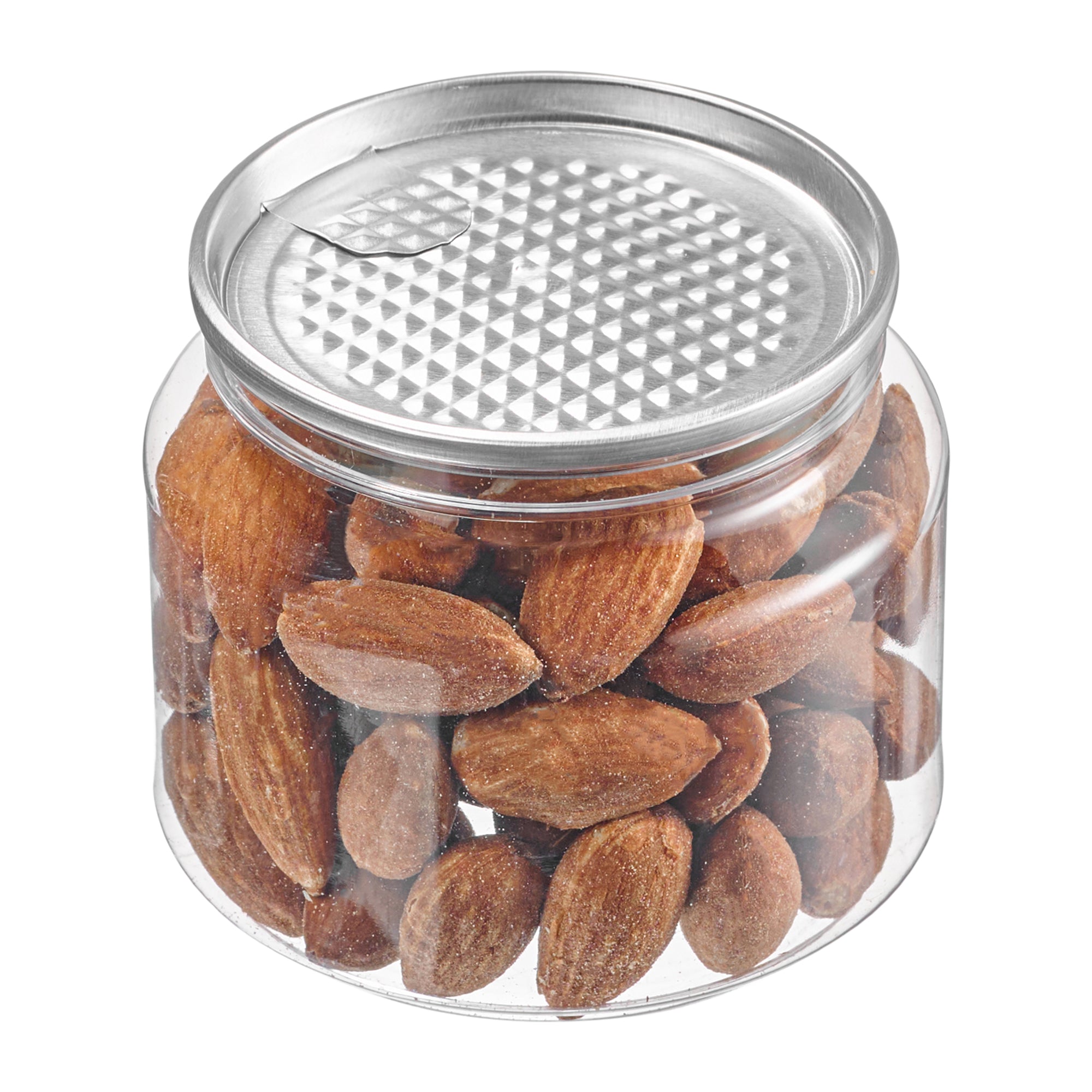 4 oz Clear Cans with Aluminum Peel-Off Seal and Snap-On Plastic Lid (200 Pack)