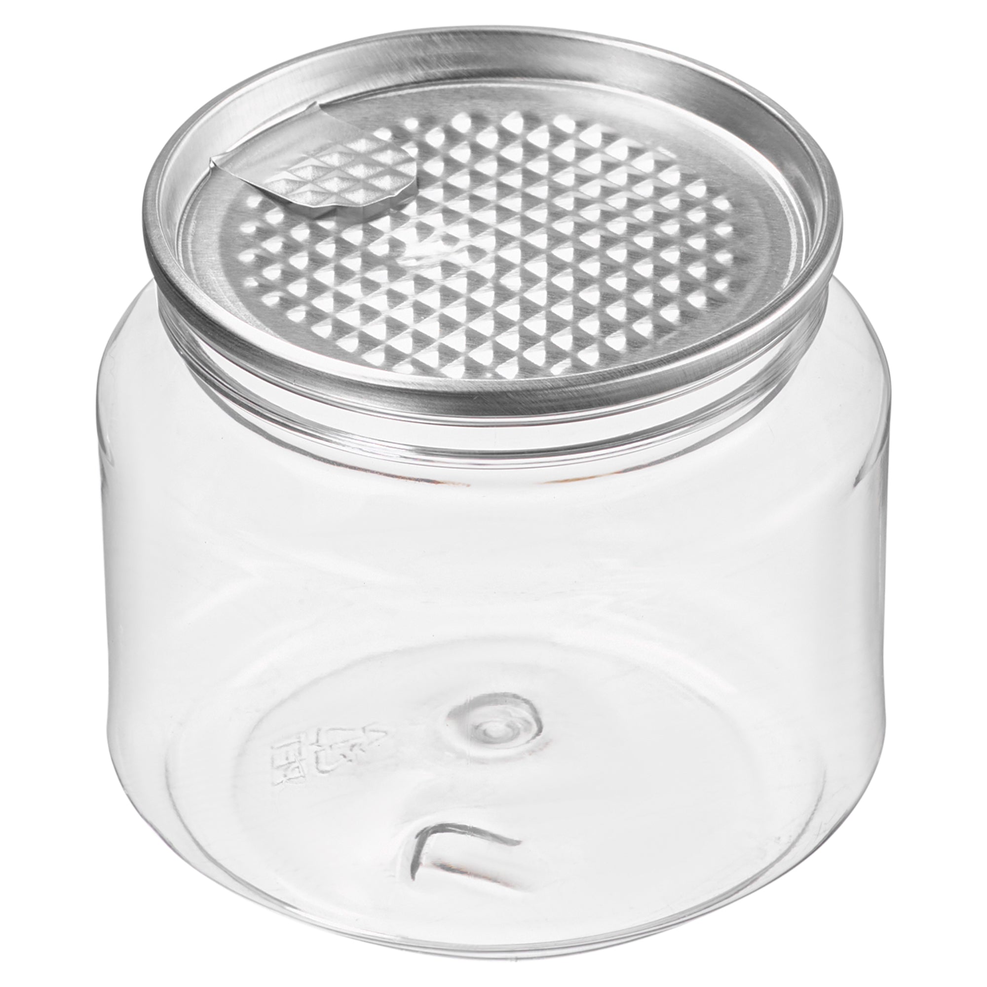 4 oz Clear Cans with Aluminum Peel-Off Seal and Snap-On Plastic Lid (200 Pack)