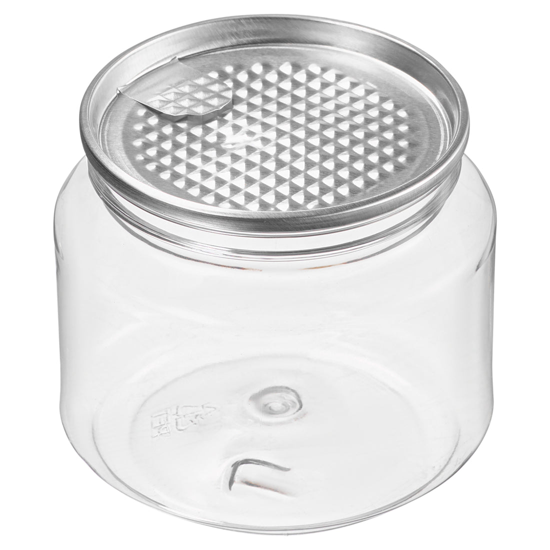 4 oz Clear Cans with Aluminum Peel-Off Seal and Snap-On Plastic Lid (200 Pack)