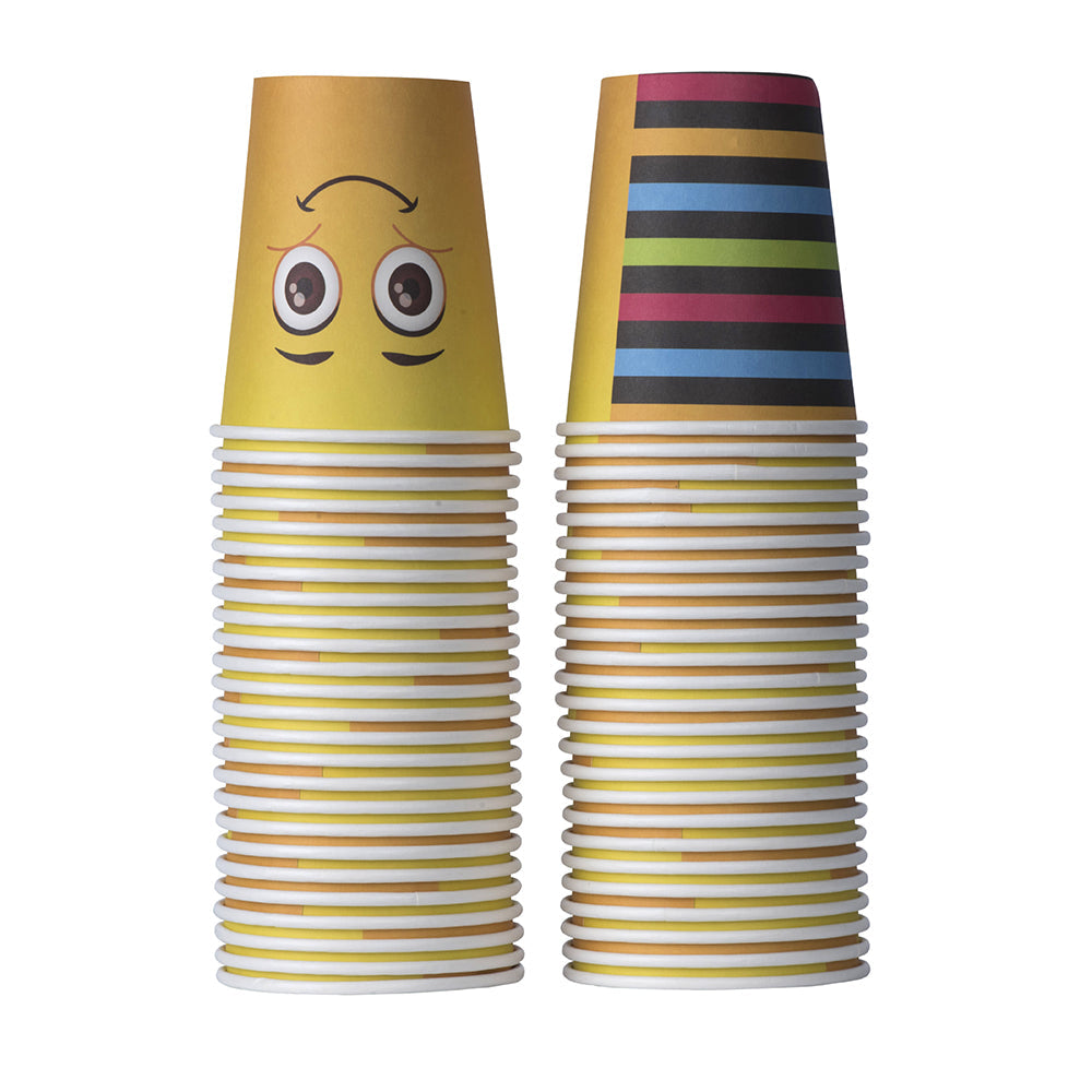Emoji Party Paper Cups 9 Oz 50 Pack