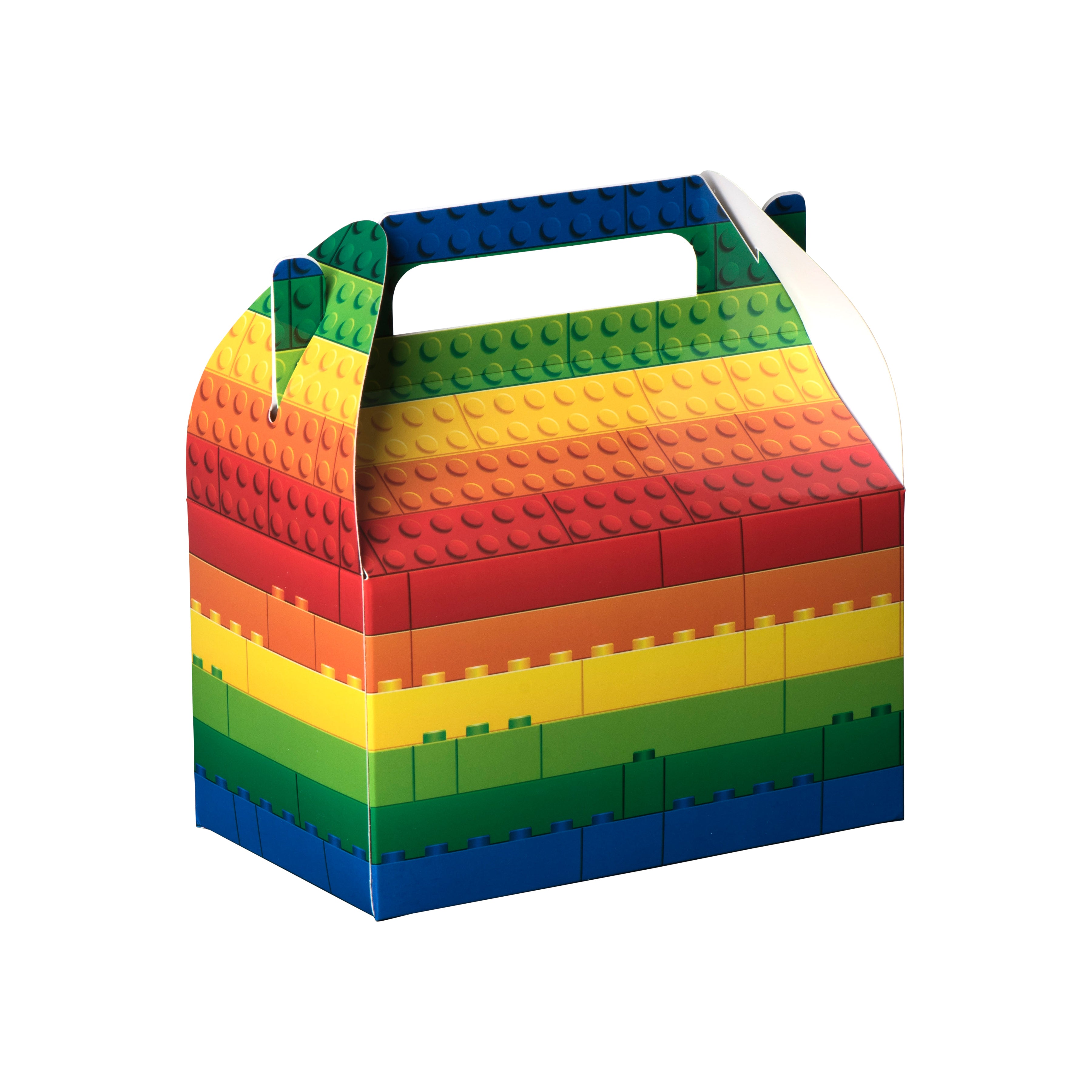 Paper Treat Boxes LEGO 10 Pack 6.25" X 3.75" X 3.5"