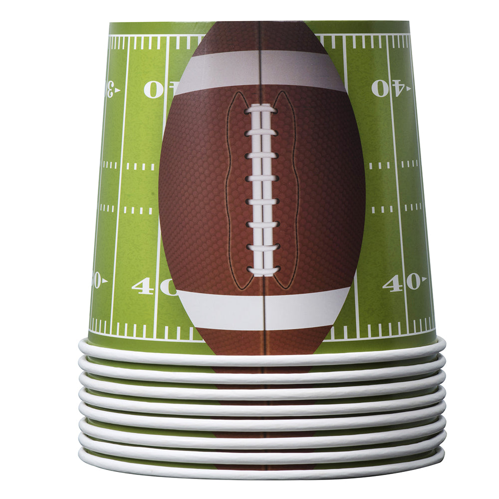 Football Party Supplies Snack Cups 8 Pack 84 Oz