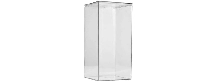 Clear Acrylic Boxes 4"X4"X8" 3 Pack