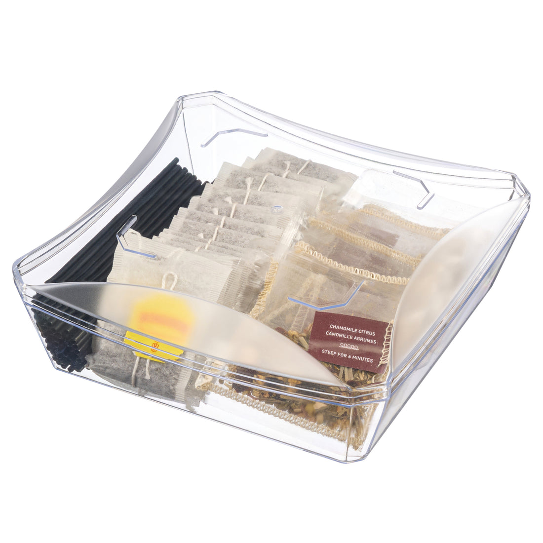 Clear Acrylic Salad & Display Bowl 6.96 x 6.96 x 2.44 Inches (Pack of 12)