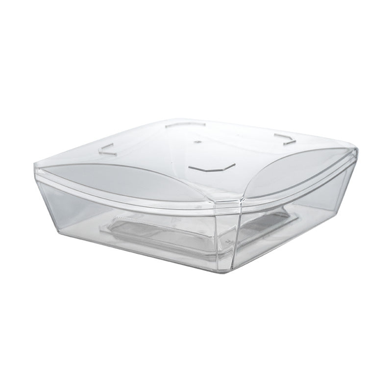 Clear Acrylic Salad & Display Bowl 6.96 x 6.96 x 2.44 Inches (Pack of 12)
