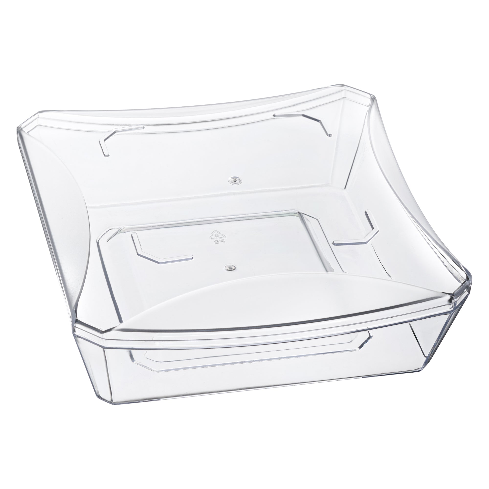 Clear Acrylic Salad & Display Bowl 6.96 x 6.96 x 2.44 Inches (Pack of 12)