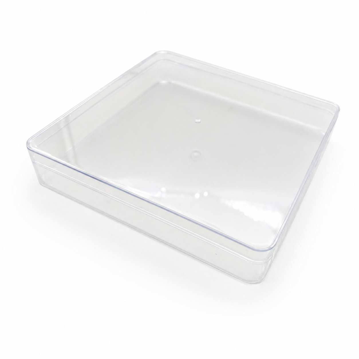 Clear Acrylic Boxes 7.2 x 7.2 x 1.4 Inches (Pack of 6)
