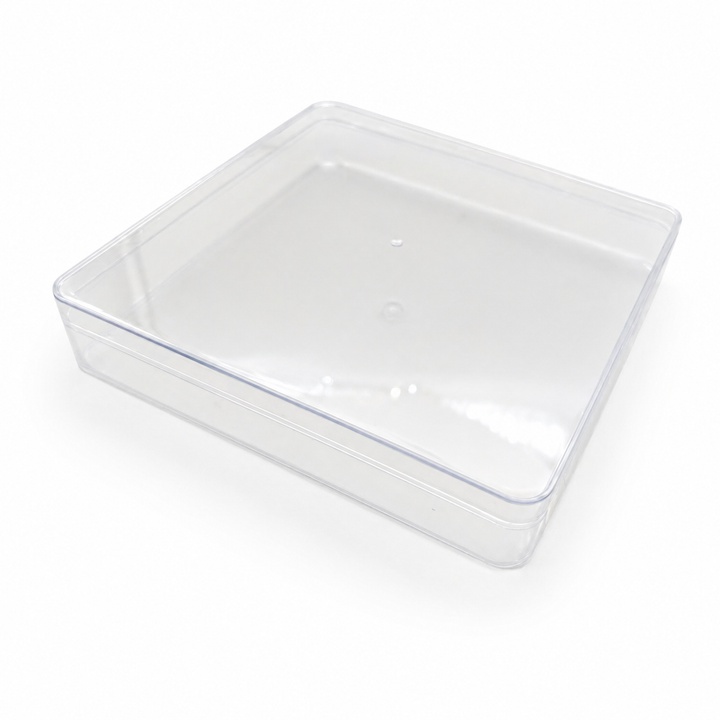Clear Acrylic Boxes 7.2 x 7.2 x 1.4 Inches (Pack of 6)