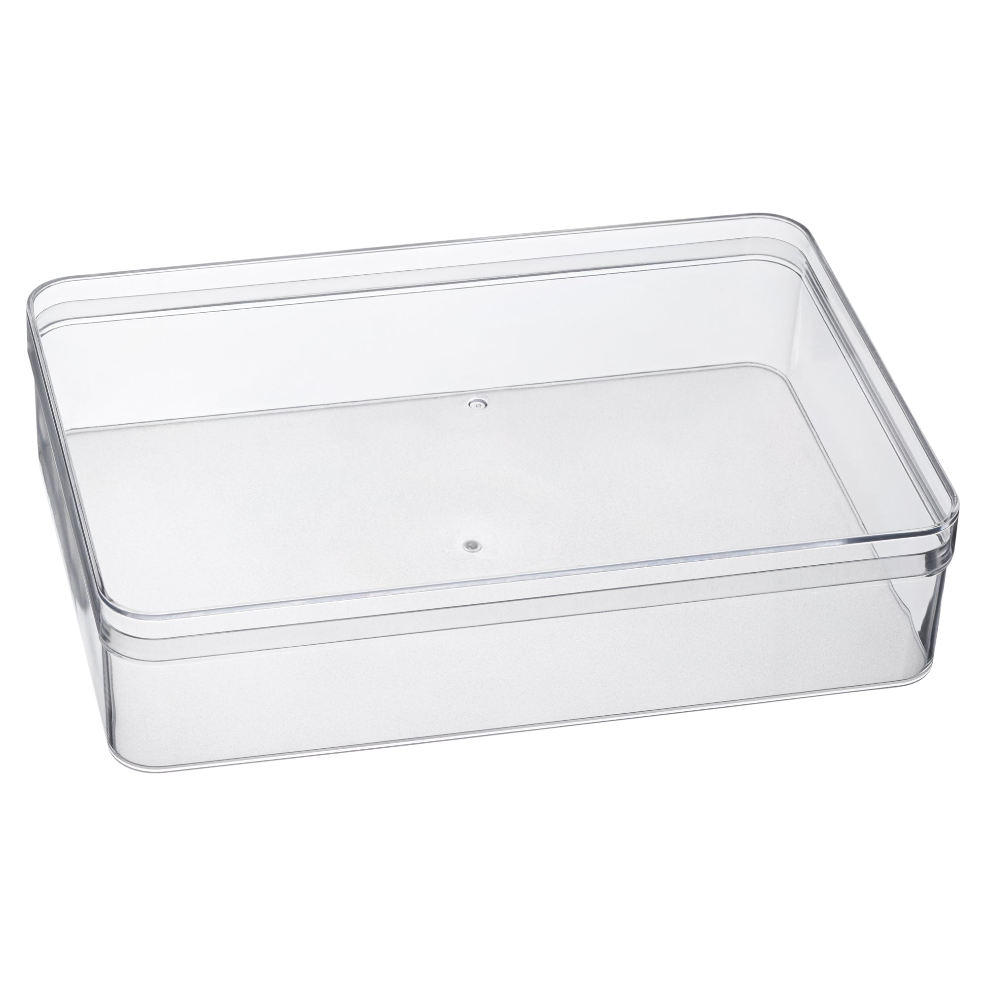Clear Acrylic Boxes 8.4 x 5.87 x 1.95 Inches (Pack of 6)