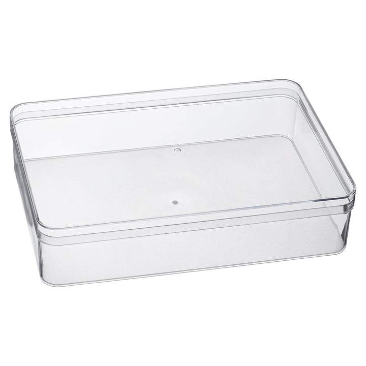 Clear Acrylic Boxes 8.4 x 5.87 x 1.95 Inches (Pack of 6)
