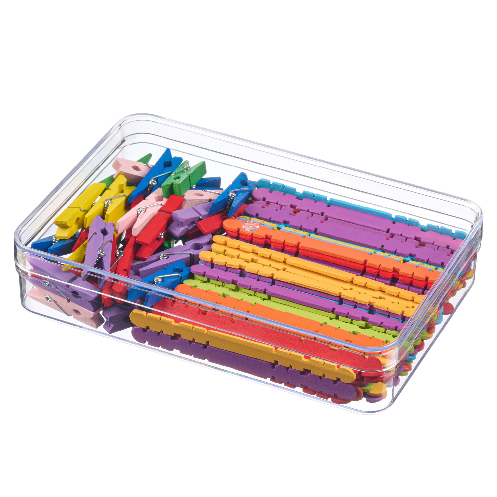 Clear Acrylic Boxes 7.64 x 5.1 x 1.6 Inches (Pack of 8)