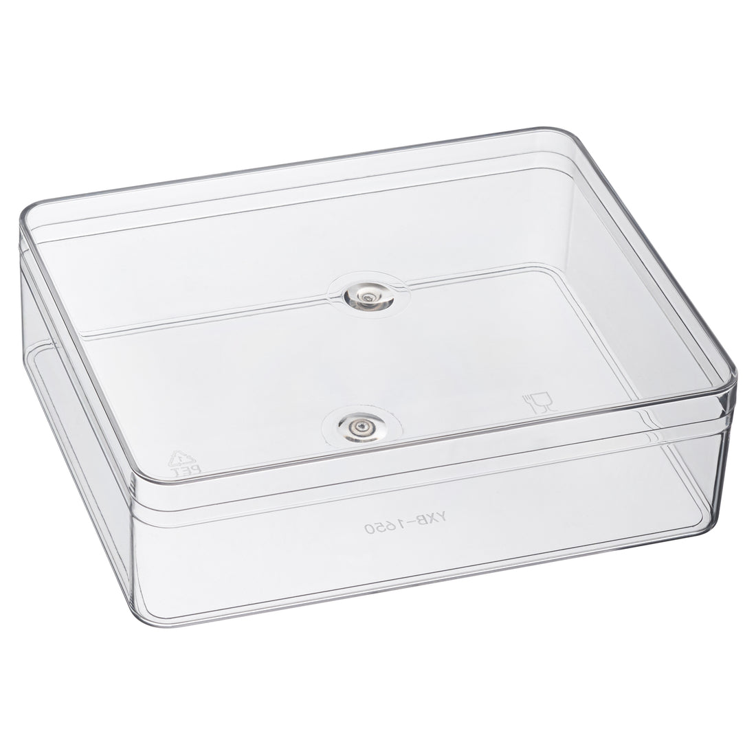 Clear Acrylic Boxes 6.34 x 5.1 x 1.89 Inches (Pack of 8)