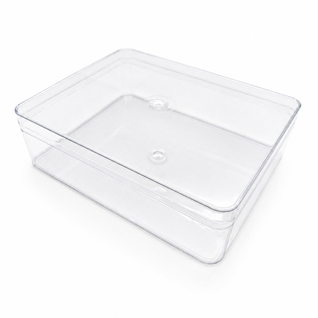 Clear Acrylic Boxes 6.34 x 5.1 x 1.89 Inches (Pack of 8)