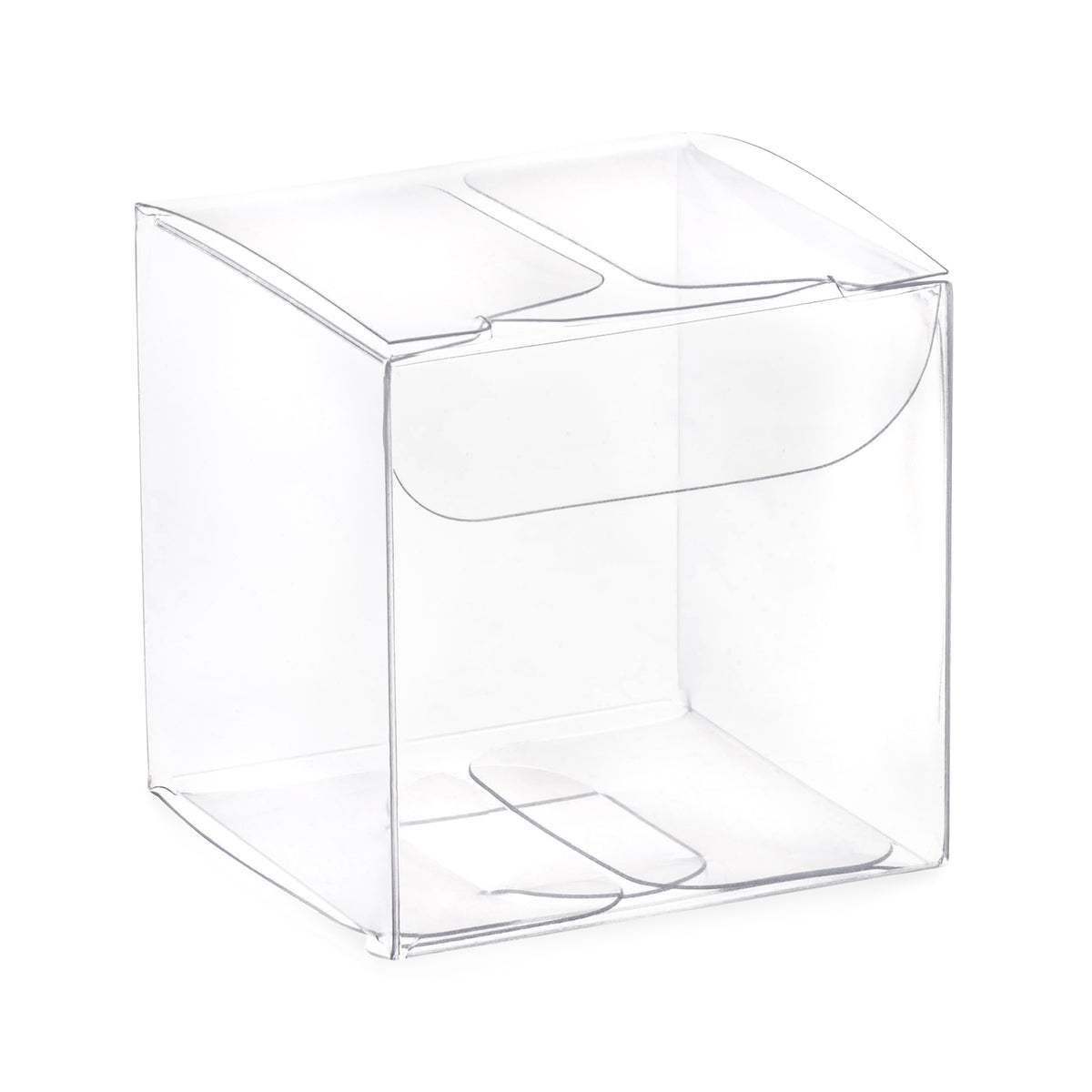 Clear PET Plastic Storage Boxes (36 Pack) 1.5X1.5