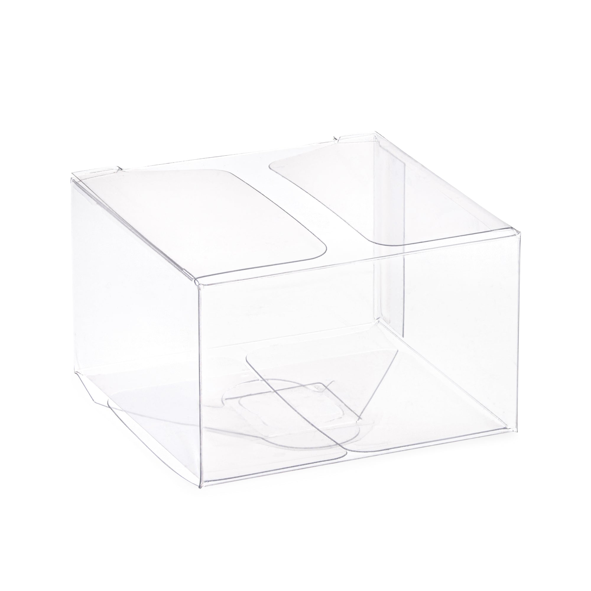 Clear PET Plastic Storage Boxes (36 Pack)