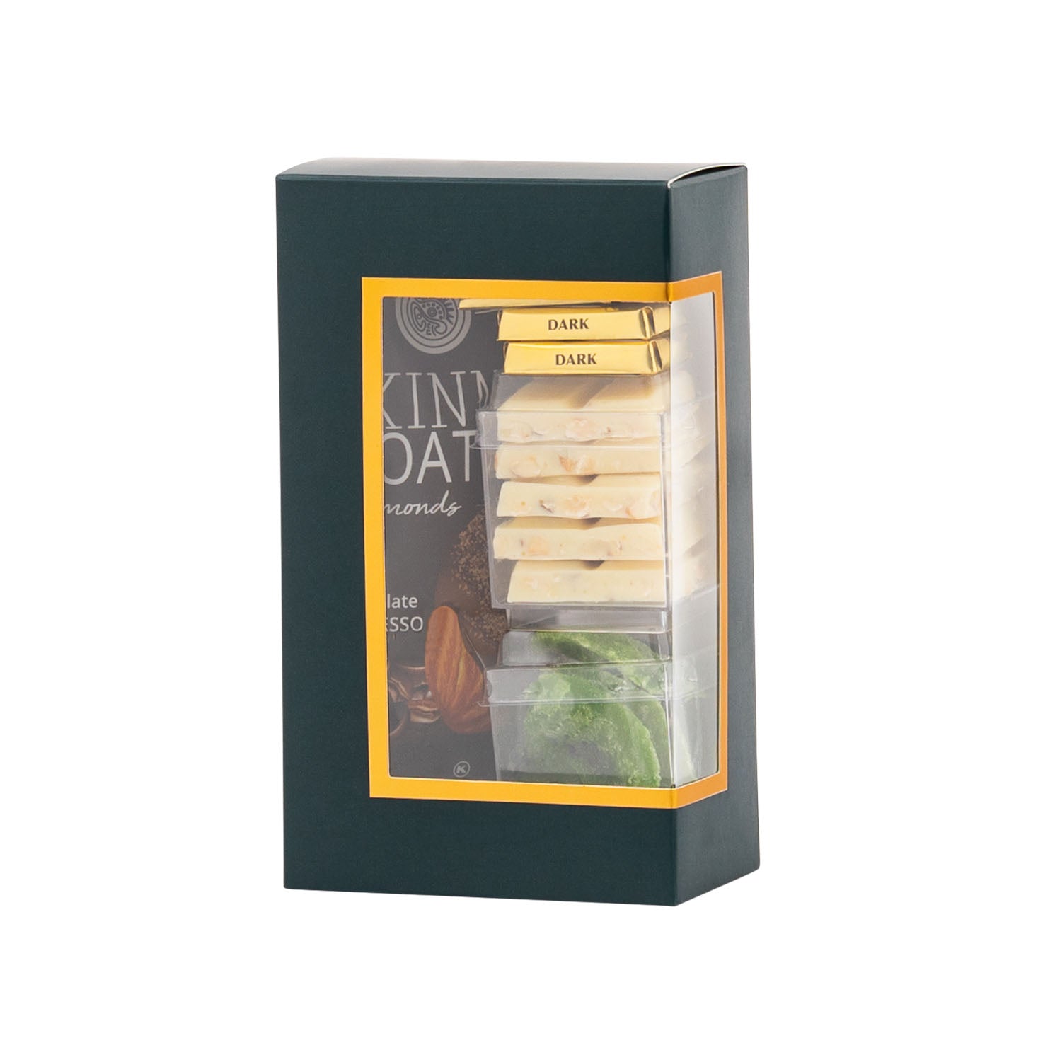 Navy Decorative Pastry Boxes with Window 3.5 x 2 x 6 inch Treat Boxes 6 pack