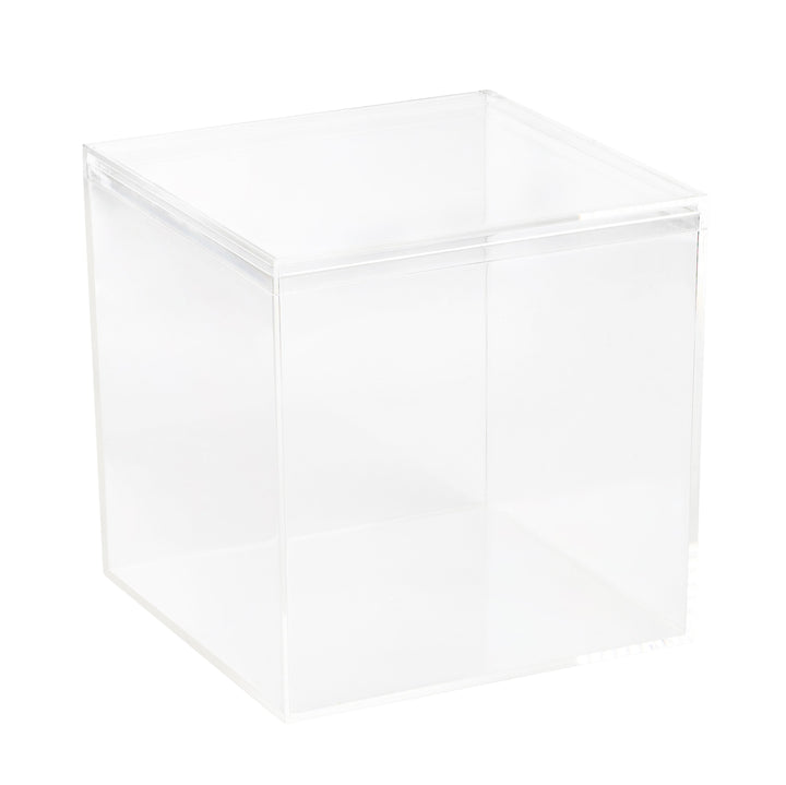 Clear Acrylic Boxes with Lid 5.875x5.875x5.875 Inches  pack of 1  Box, Gift Box and Treat Box. Lucite Cube Display Boxes with Lid