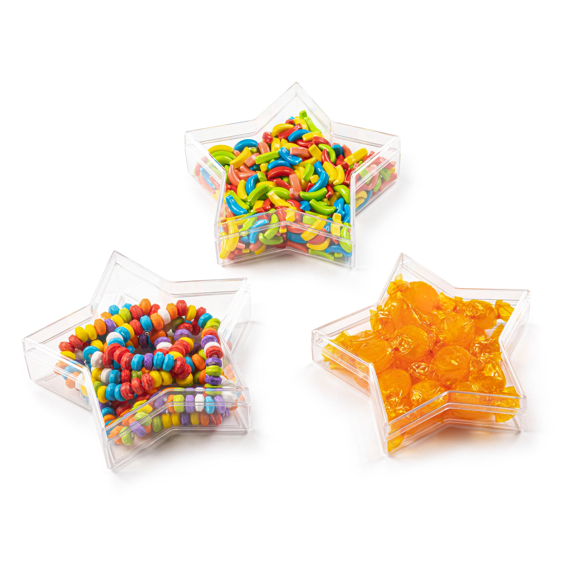Star Shaped Clear Acrylic Boxes