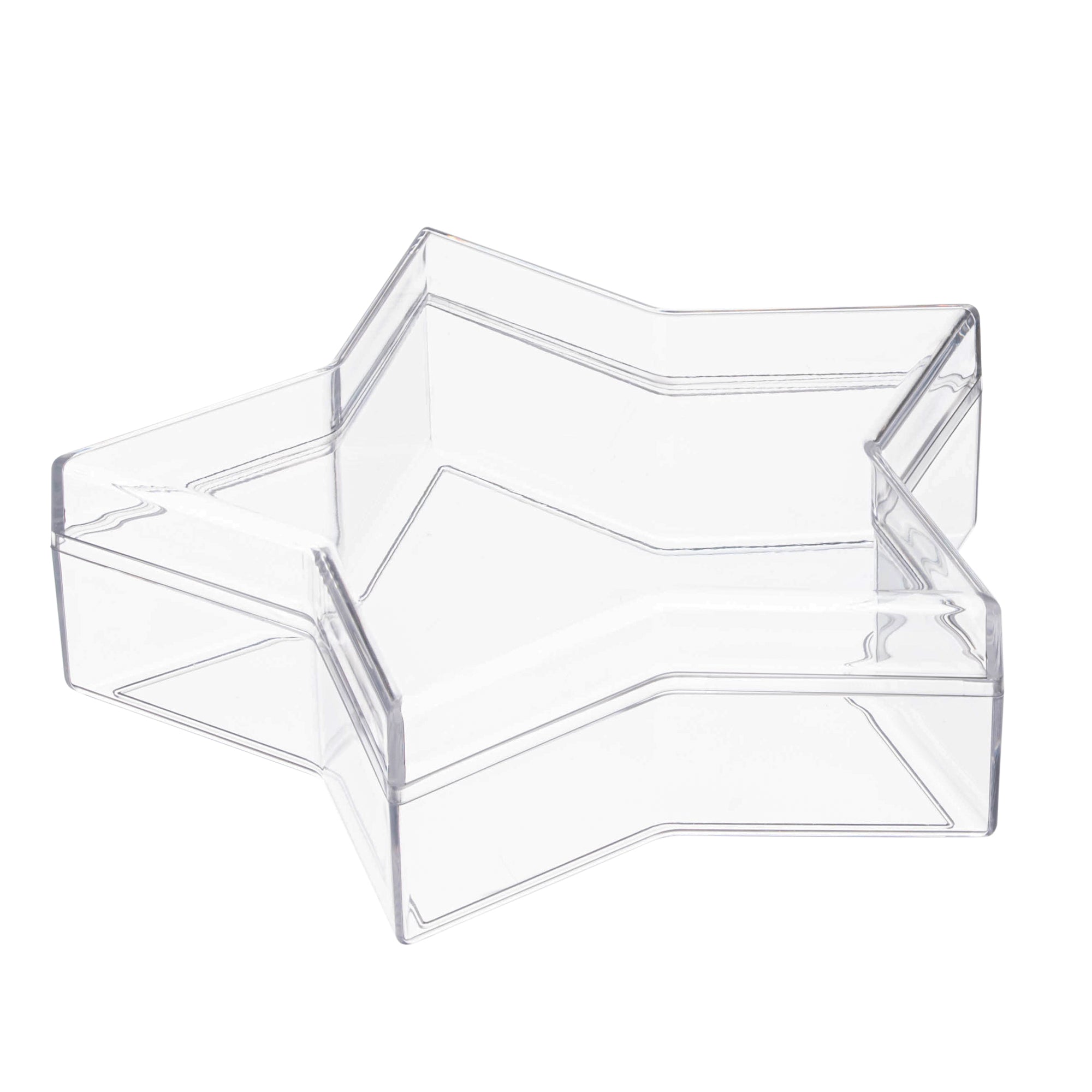 Star Shaped Clear Acrylic Boxes
