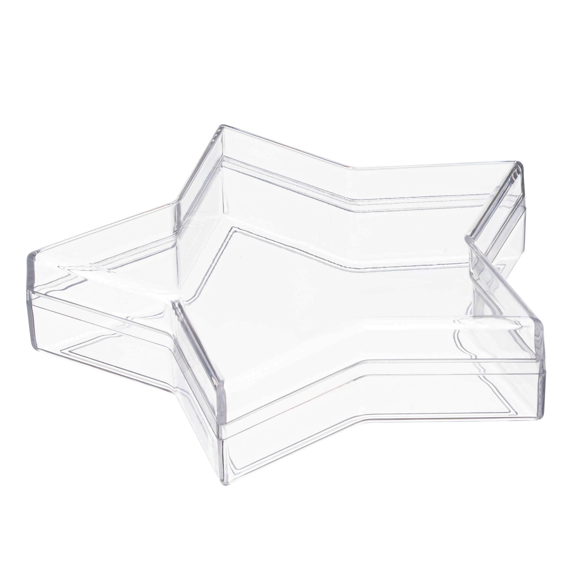 Star Shaped Clear Acrylic Boxes