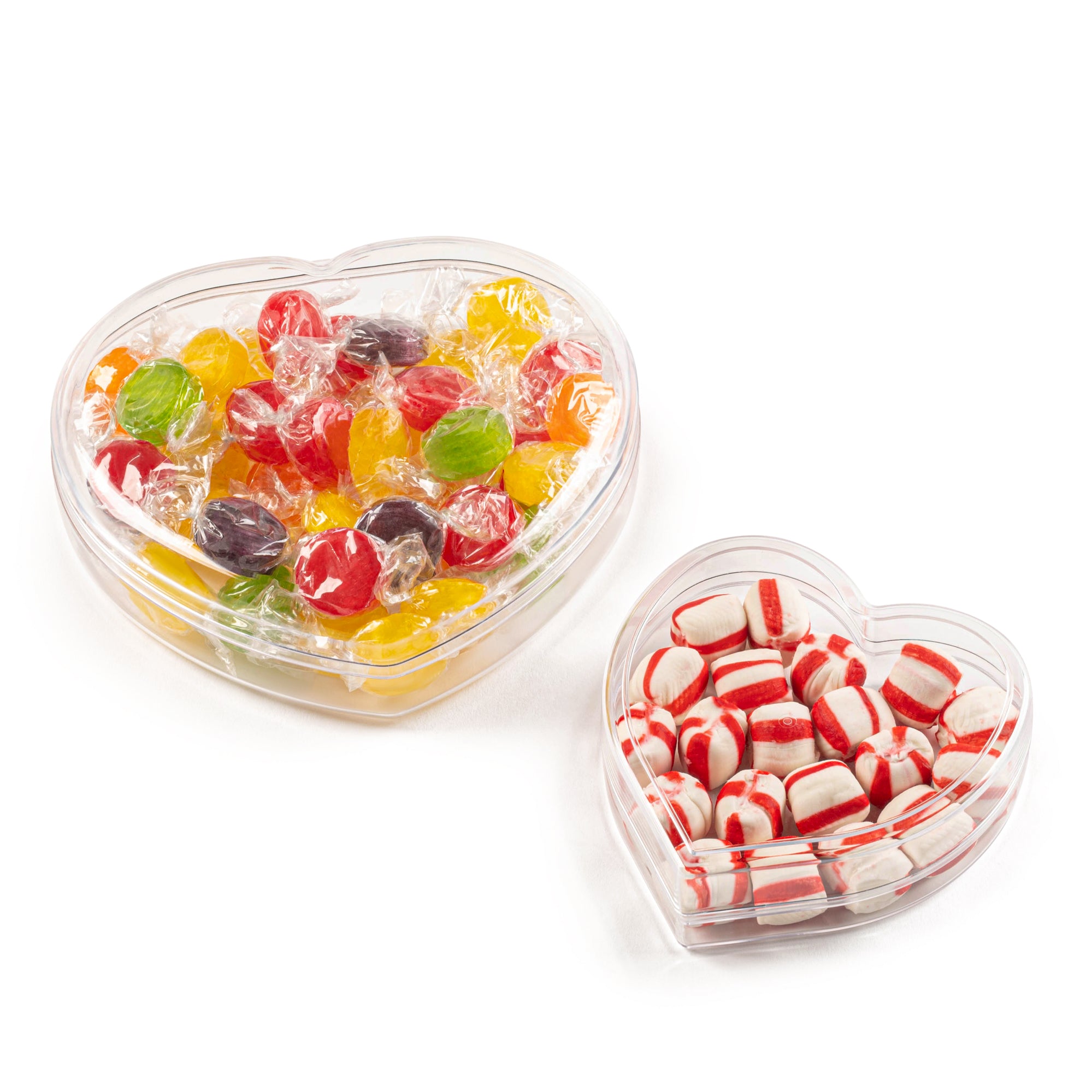 Heart Shaped Clear Acrylic Boxes