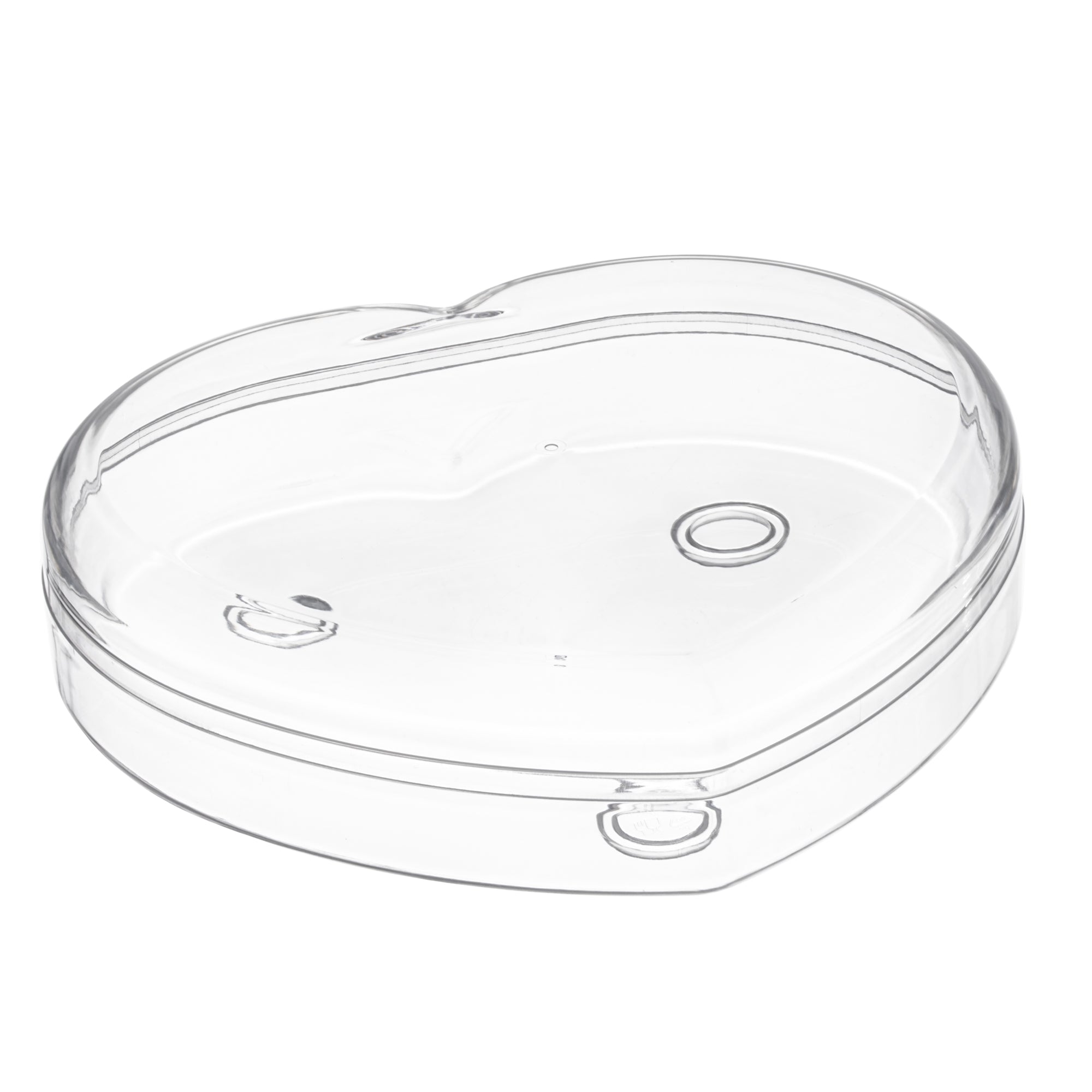 Heart Shaped Clear Acrylic Boxes