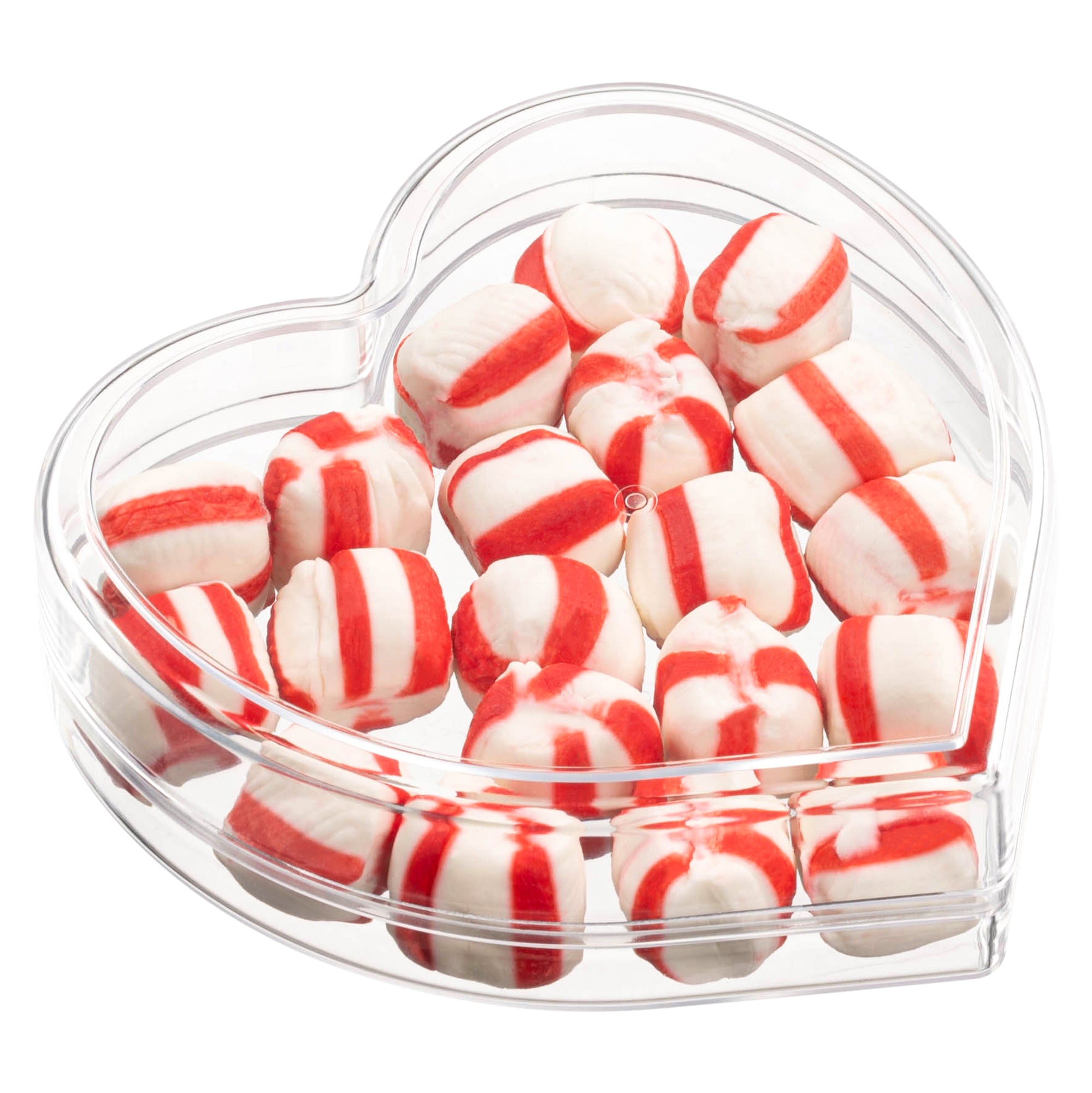 Heart Shaped Clear Acrylic Boxes