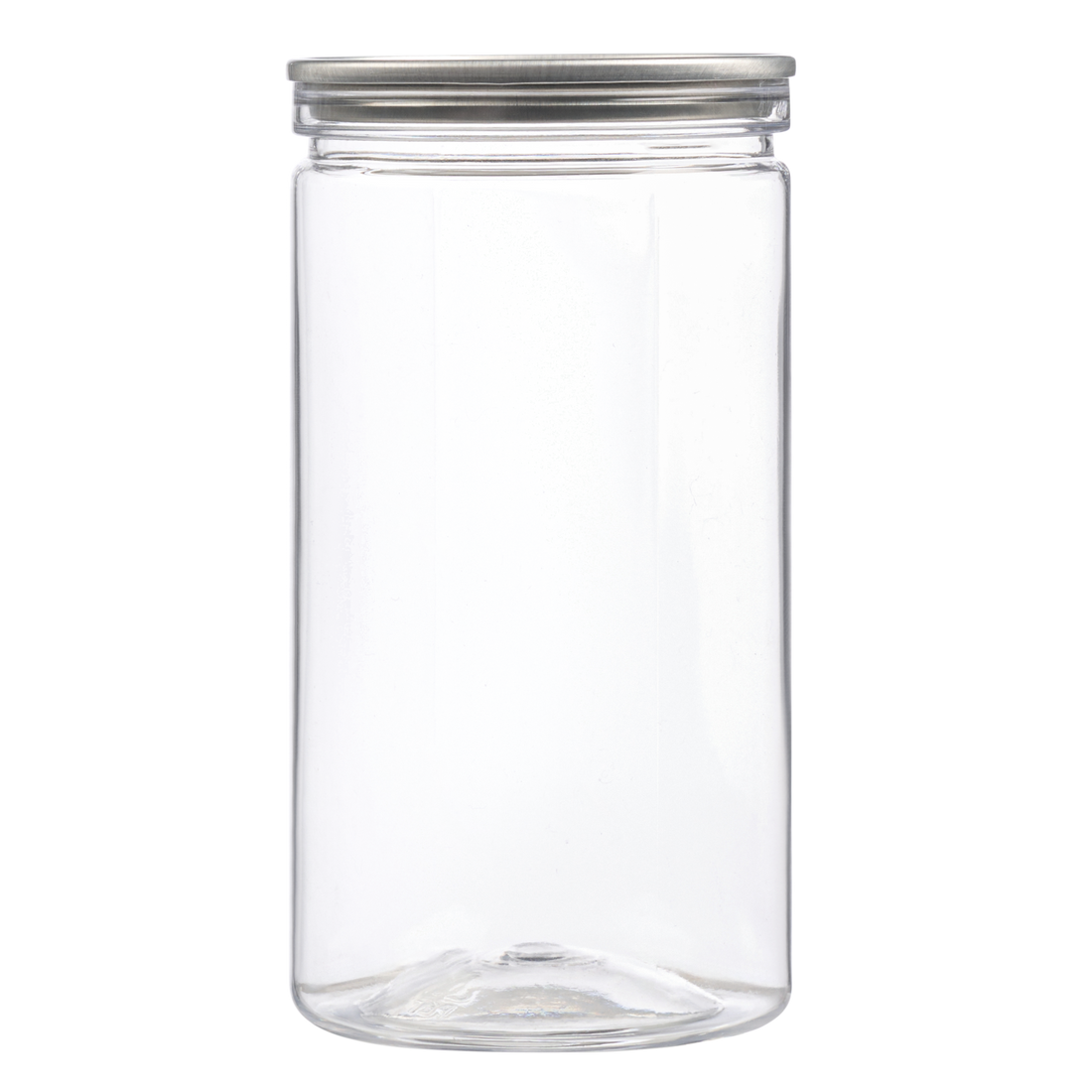 6 OZ Clear PET Can With Lid of Your Choice