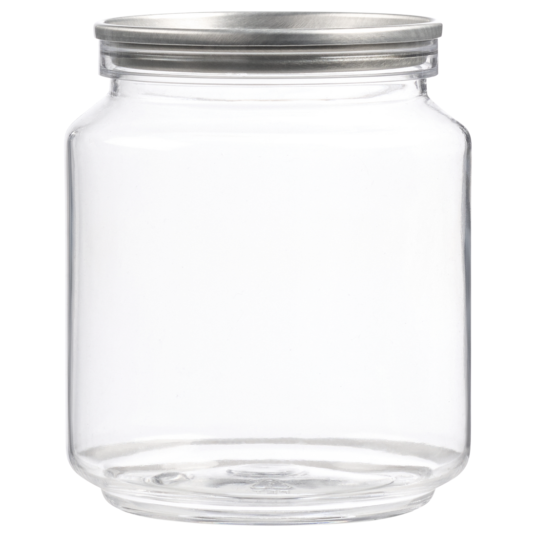 6 OZ Clear Skinny PET Cans With Lid of Your Choice
