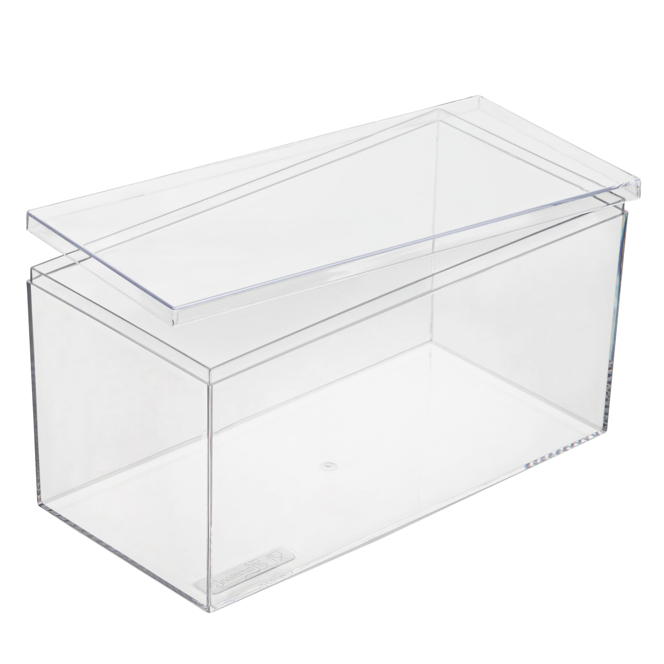 Hammont Clear Acrylic Boxes 3.75X3.75X2.5 8 Pack