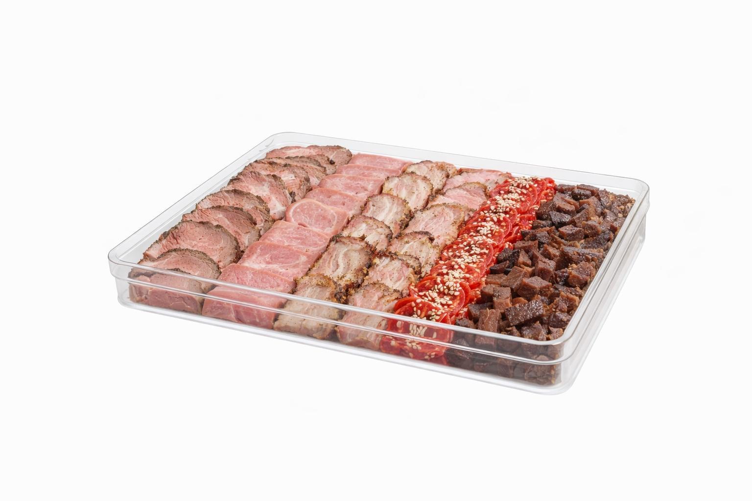 Clear Acrylic Boxes 9.96x7.20x1.22 Inches