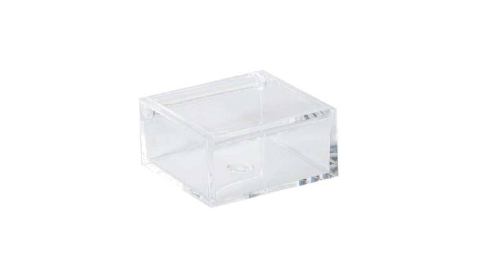 Clear Acrylic Boxes 3.94"X3.94"X2.36" 2 Pack