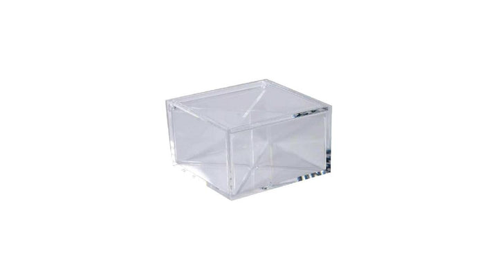 Clear Acrylic Boxes 4 sections 3.94"X3.94"X2.36" 2 Pack