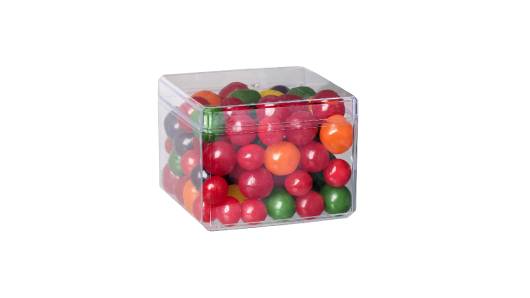 Clear Acrylic Boxes 3.5"X3.5"X2.5" 12 Pack