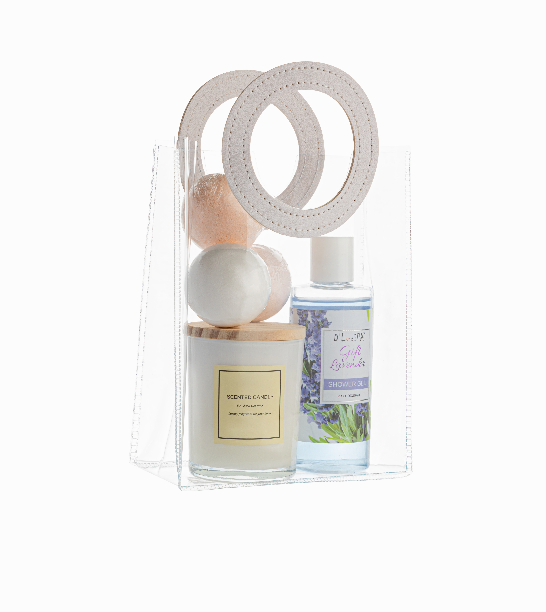 transparent gift bag 6x7.5x3 Inches