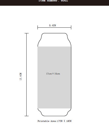 Clear Beverage Can 8 oz
