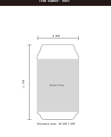 Clear Beverage Can 8 oz