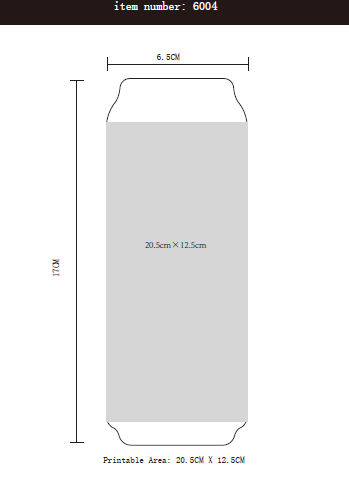 Clear Beverage Can 8 oz