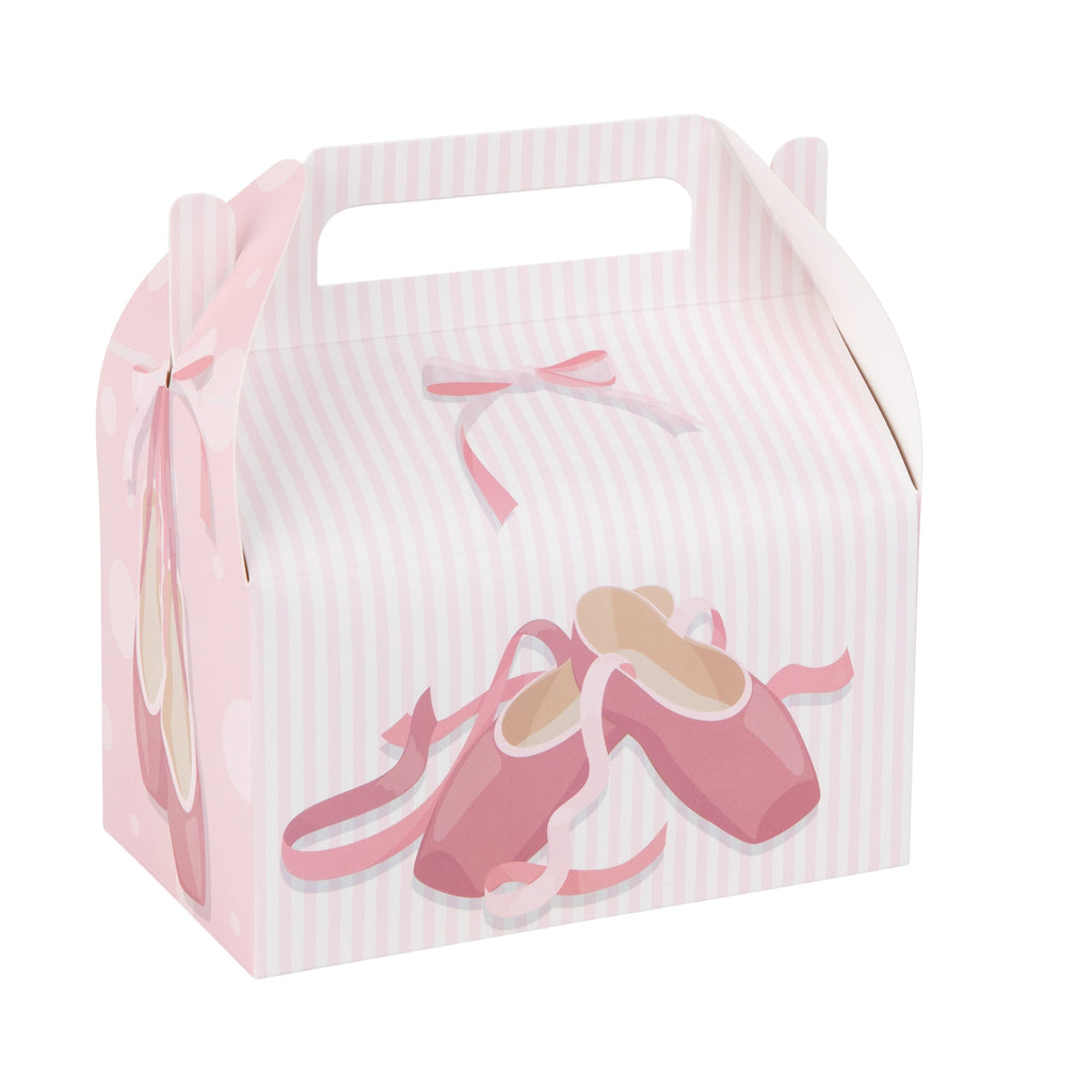 Ballerina Paper Treat Box Ð Birthday, Baby Shower and Holiday Party Dcor  6.25x3.75x3.5 Inches  10 Pack