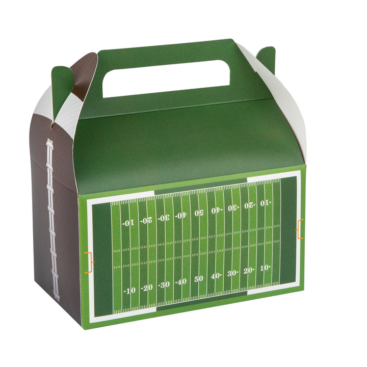 Football Paper Treat Box Ð Super Bowl Birthday, Baby Shower and Holiday Party Dcor  6.25x3.75x3.5 Inches  10 Pack