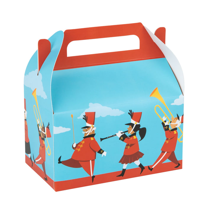 Marching Band Paper Treat Box Ð Birthday Party Dcor  6.25x3.75x3.5 Inches  10 Pack