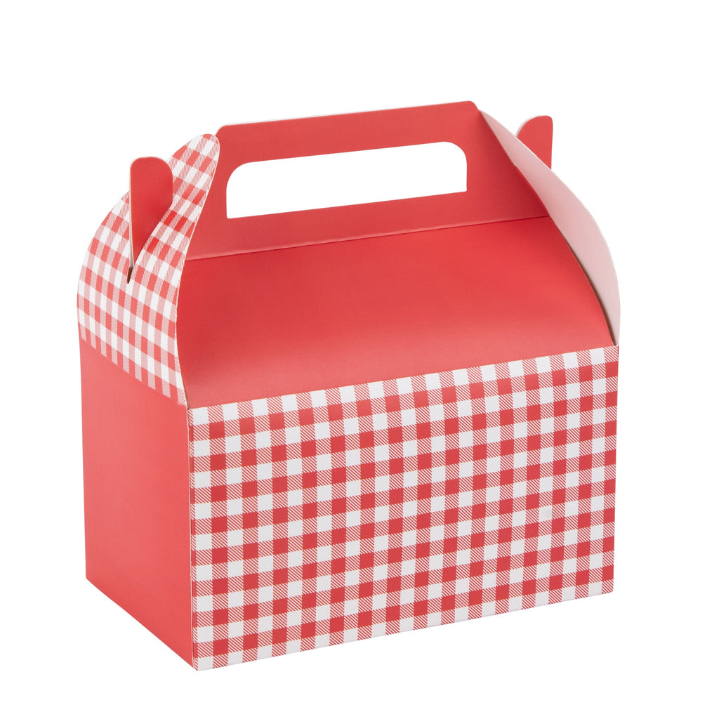 Picnic Paper Treat Box Ð Birthday, Baby Shower and Holiday Party Dcor  6.25x3.75x3.5 Inches  10 Pack