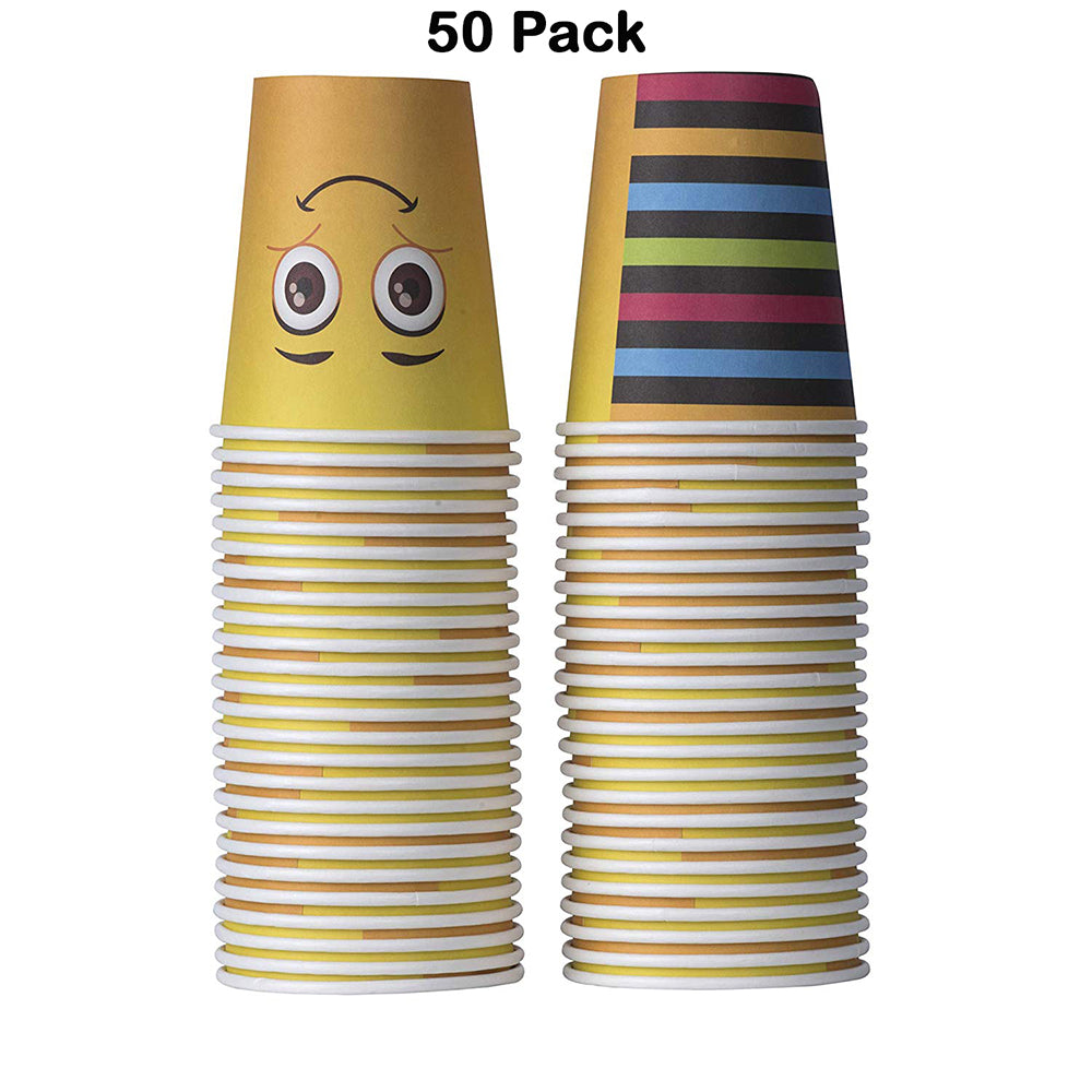 Emoji Party Paper Cups 9 Oz 50 Pack