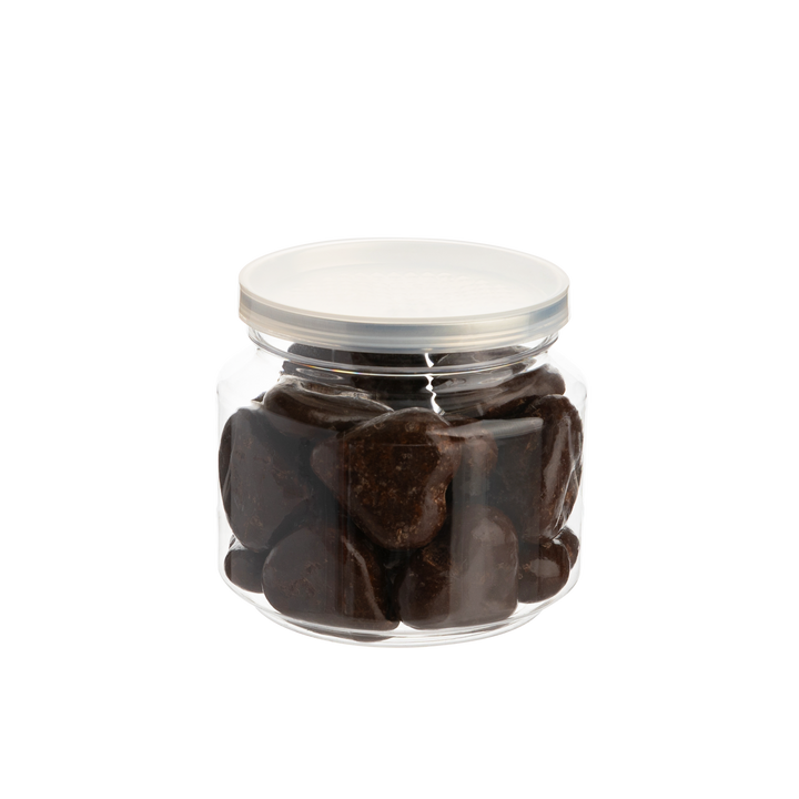 4oz clear with Aluminum Peel-Off Lid and Plastic Lid